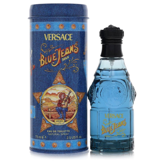 Versace    Men    Blue Jeans    75 ml Eau De Toilette Spray (New Packaging)
