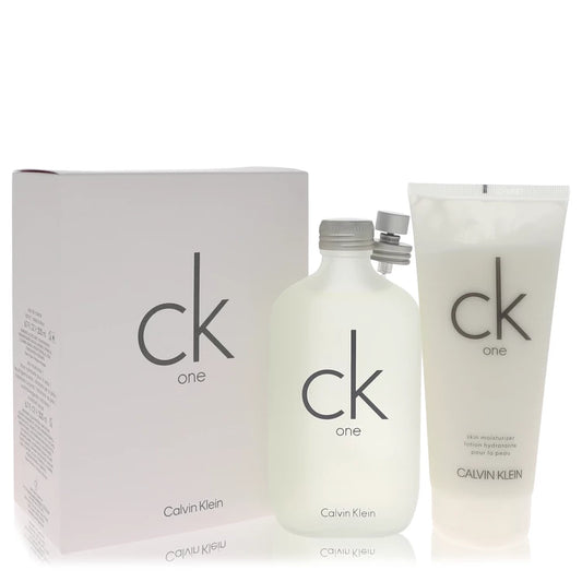 Ck One Gift Set By Calvin Klein 6.7 oz Eau De Toilette Spray + 6.7 oz Body Moisturizer