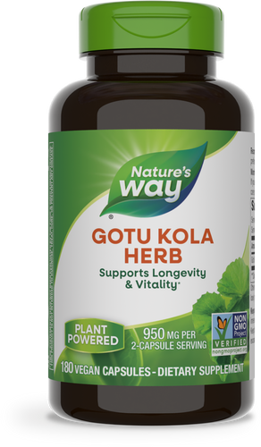 Nature's Way - Gotu Kola - 180 Veg Caps