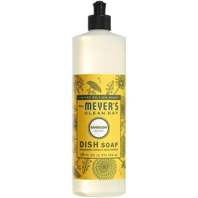 Mrs. Meyer's Clean Day   Dish Soap - Dandelion 473ml