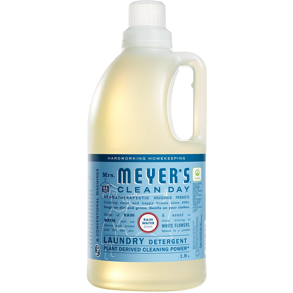 Mrs. Meyer's Clean Day - Liquid Laundry - Rain - 1.8L