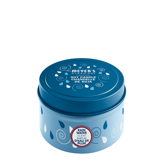 Mrs. Meyer's Clean Day   Tin Candle - Rain Water 82g