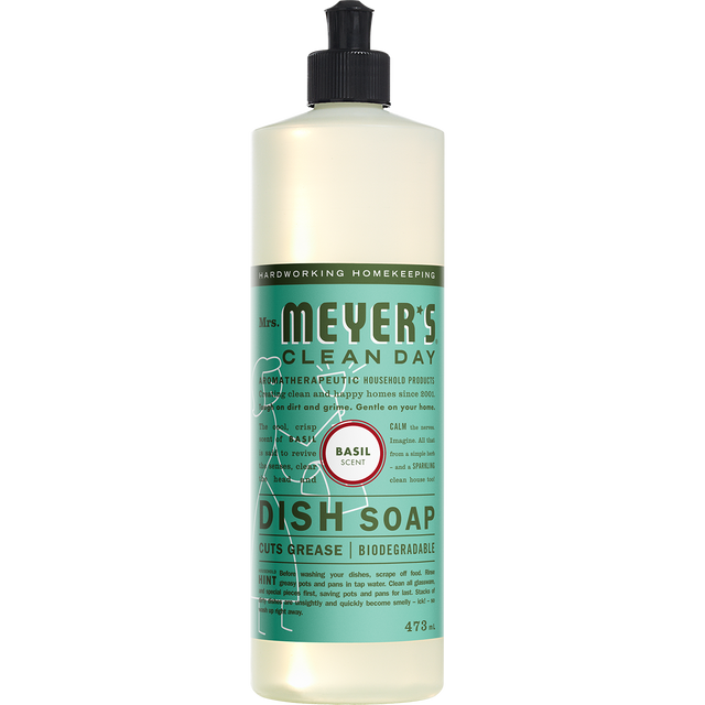 Mrs. Meyer's Clean Day   Dish Soap   Dish Soap Basil473ML