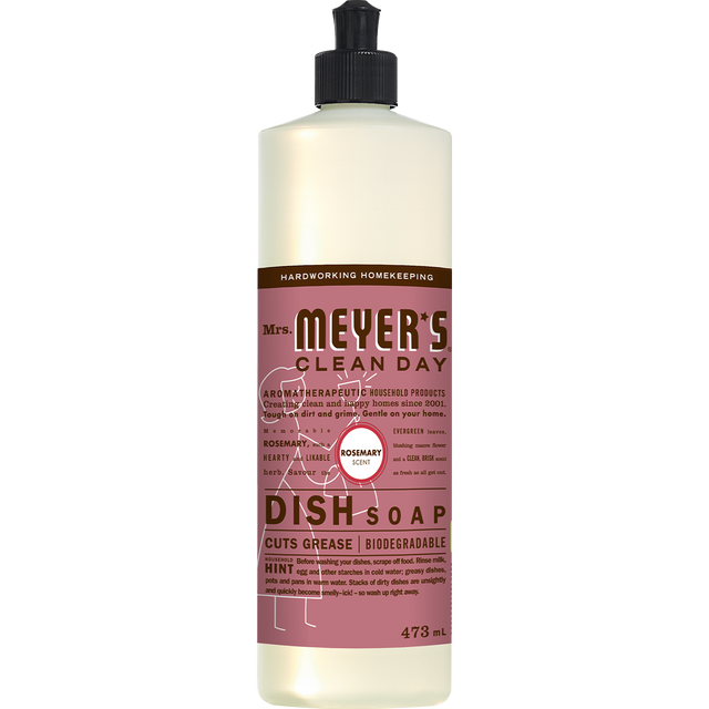 Mrs. Meyer's Clean Day   Dish Soap   Dish Soap Rosemary473ML