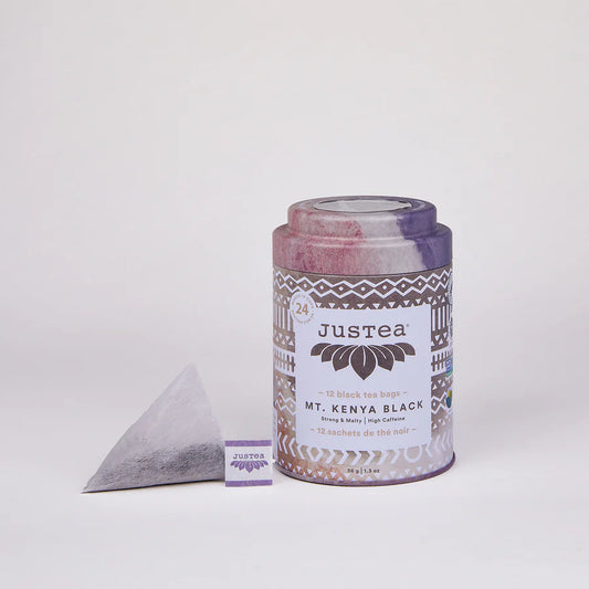 JUSTEA -  Mt. Kenya Black   Tea    (tin)    36g