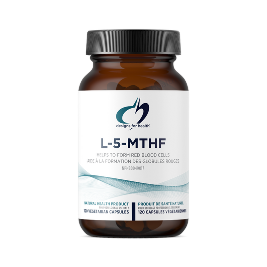 Designs For Health   L-5-MTHF   120Capsule (Old UPC)