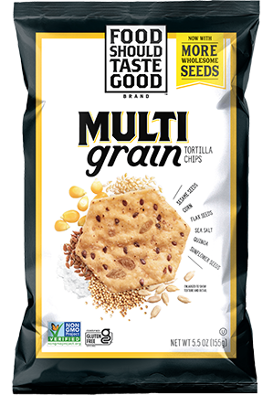 Food Should Taste Good    FSTG Tortilla Chips    Flavour: Multigrain 
Container Size: 5.5 oz    Pack of 12