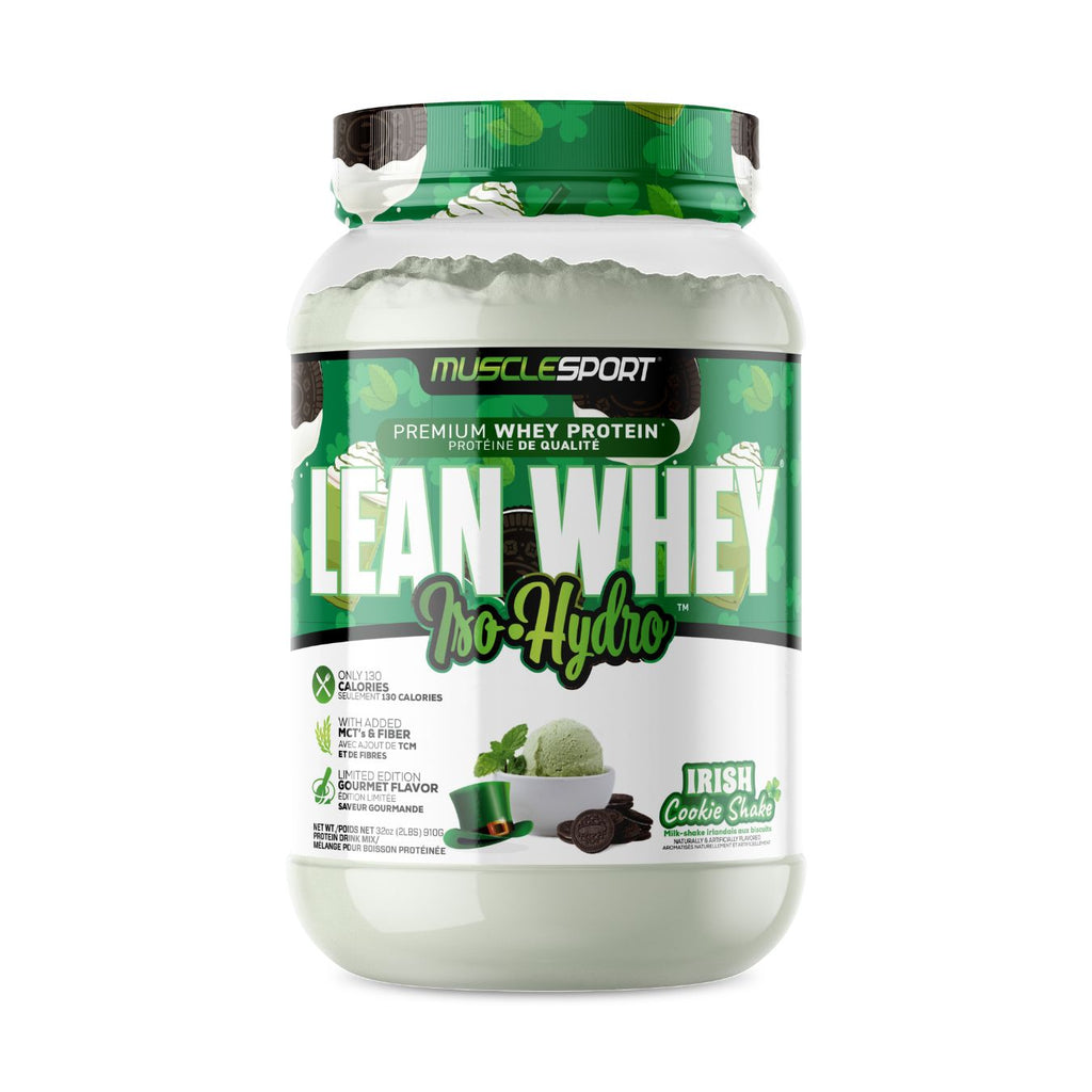 MUSCLE SPORT LEAN WHEY IRISH COOKIE SHAKE 2lbs
