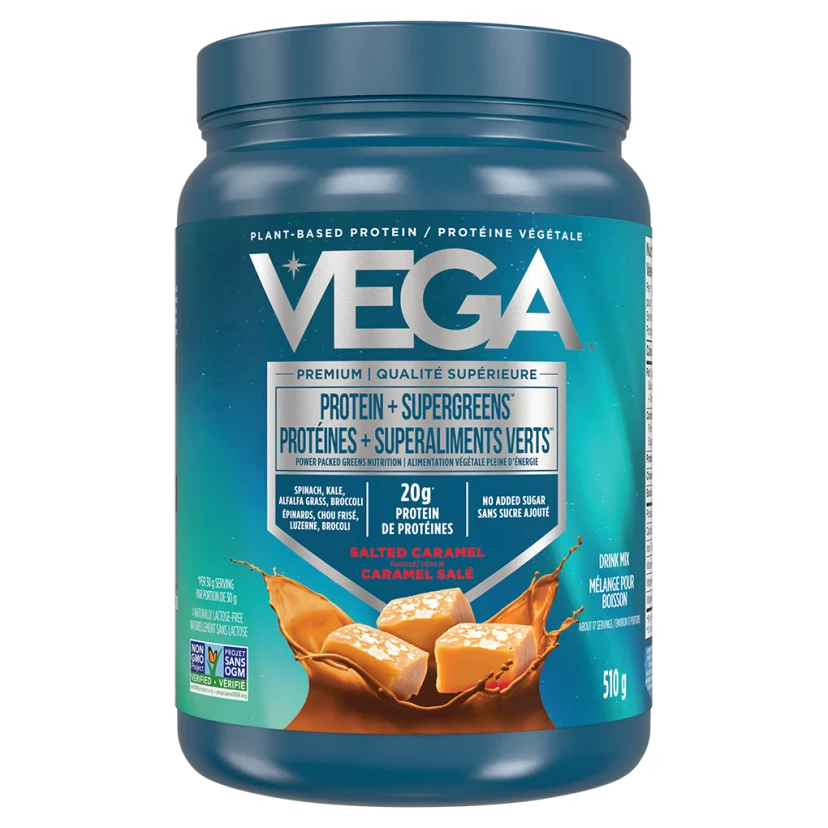 Vega Protein & Supergreens Salted Caramel (510g)