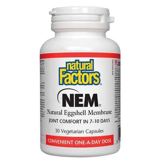 Natural Factors - NEM® Natural Eggshell Membrane 500 mg - 30 caps