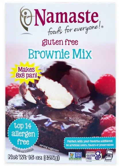 NAMASTE FOODS    Brownie Mix 425g