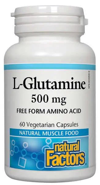 Natural Factors   L-Glutamine 500 mg   60 tabstabs
