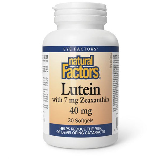 Natural Factors   Lutein 40 mg with 7 mg Zeaxanthin   30 sglssgls