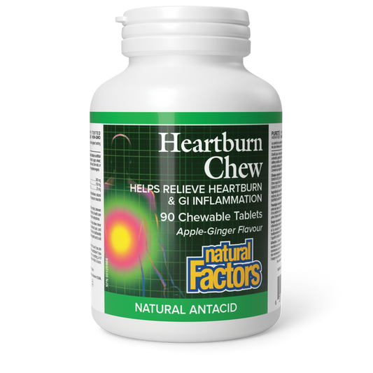 Natural Factors   Heartburn Chew   90chews