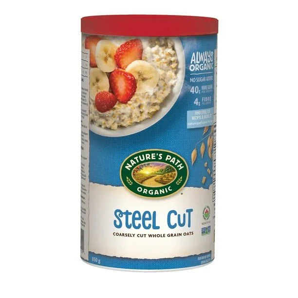 NATURE’S PATH   - Oats, Steel Cut, Organic (canister)    850g