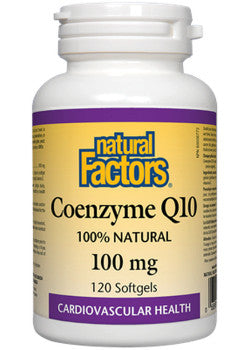 Natural Factors Coenzyme Q10 100 mg 120 sgels