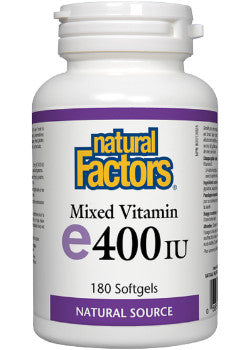 Natural Factors - Mixed Vitamin E 400 IU - 180 sgels