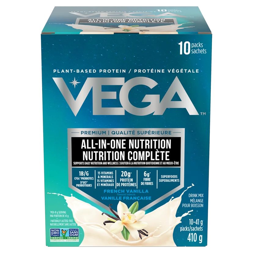 Vega One All In One Shake - French Vanilla (10x41g)