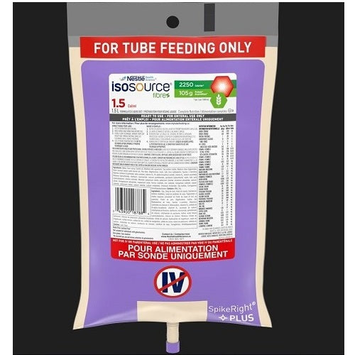 ISOSOURCE FIBER 1.5CAL ULTRA FEEDING TUBE 1500ML pack of 4