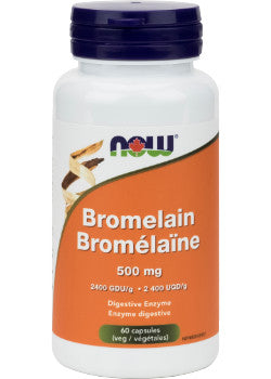 NOW    Bromelain 500mg 2400 GDU/g 60vcap