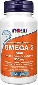 NOW    Omega-3 Mini 500mg (36/24) 90gel