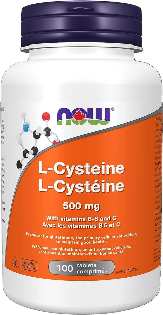 NOW    L-Cysteine 500mg 100tab