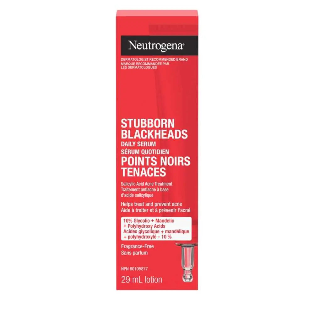 NEUTROGENA SERUM DAILY STUBBORN BLACK HEADS 29ML