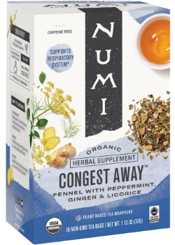 NUMI TEAS    Org Fennel Peppermint Ginger 16ct