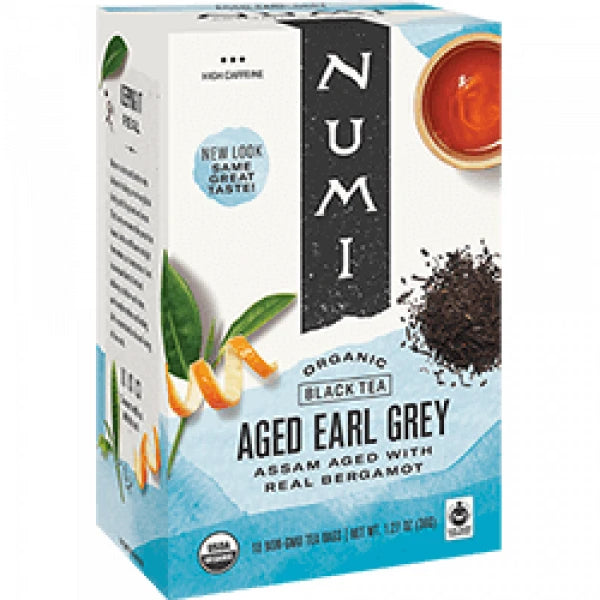 NUMI TEAS    Org Aged Earl Grey Tea 18ct