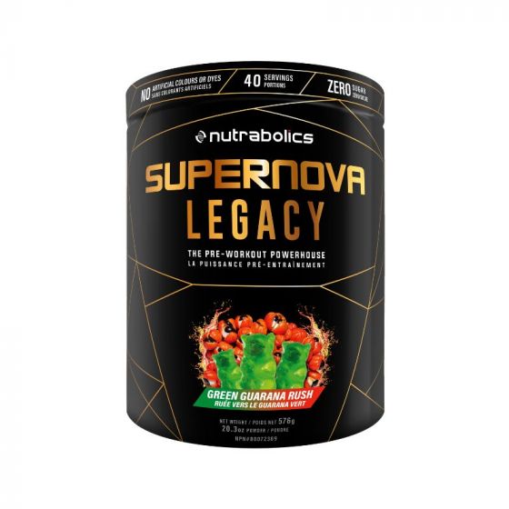 NUTRABOLICS   SUPERNOVA LEGACY   40srv   GREEN GUARANA RUSH