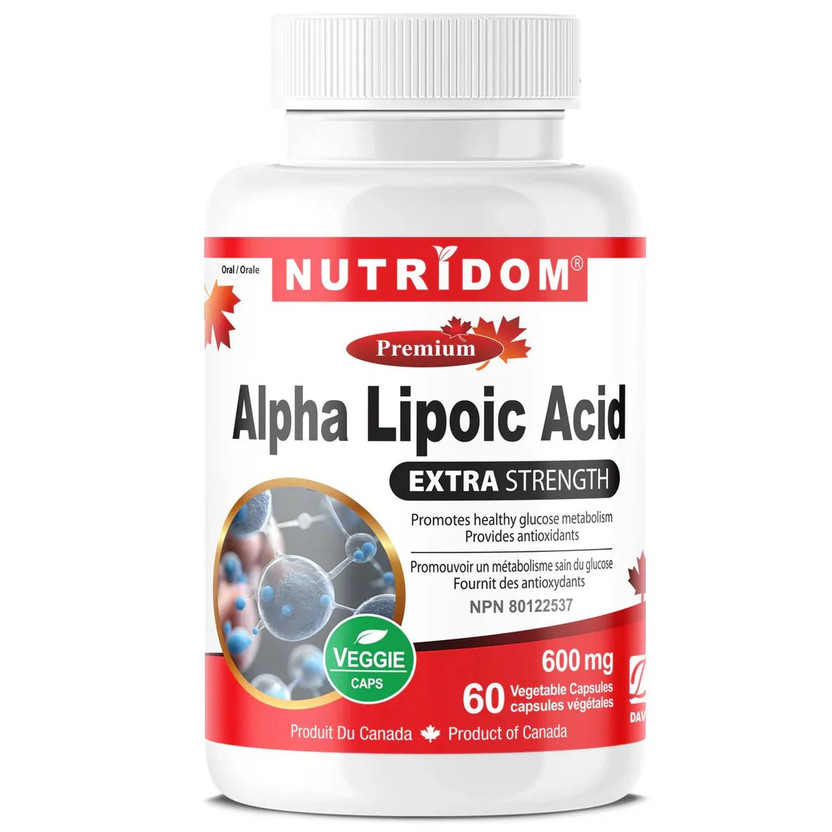 Nutridom - Alpha Lipoic Acid 60 Vcaps