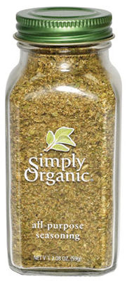 SIMPLY ORGANIC     All Purpose Seasoning, Organic (glass bottle)    59g