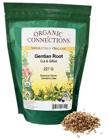 Organic Connections - BULK - Gentian Root Cut/Sifted ORG 500g