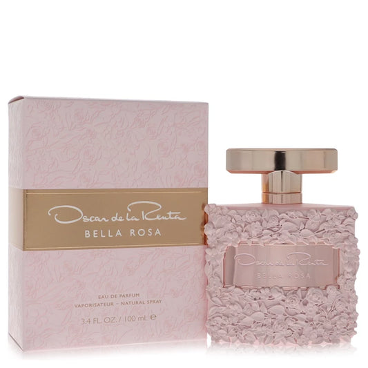 Bella Rosa Eau De Parfum Spray By Oscar De La Renta 3.4 oz Eau De Parfum Spray
