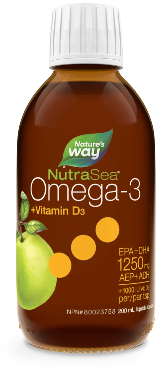 Nature's Way - NutraSea+D / (Crisp Apple) - 200 ml