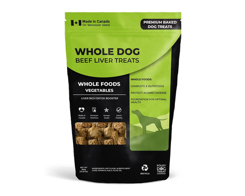 FOLEY DOG TREAT    Liver Treats w/Spinach & Kale 380g