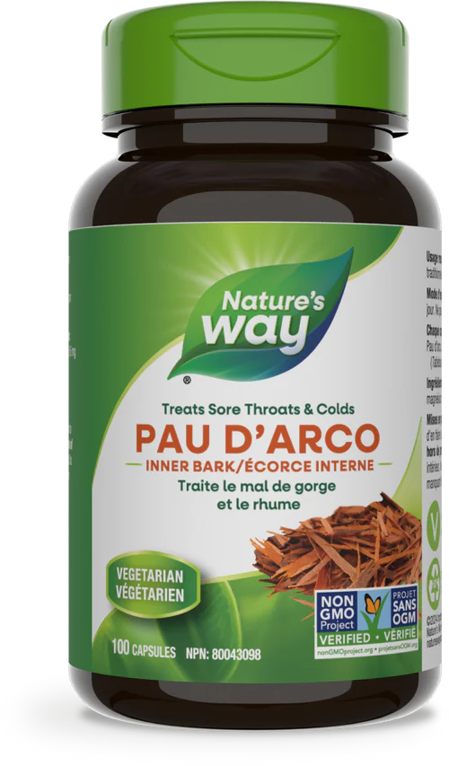 Nature's Way - Pau d’Arco Inner Bark - 100 Veg Caps