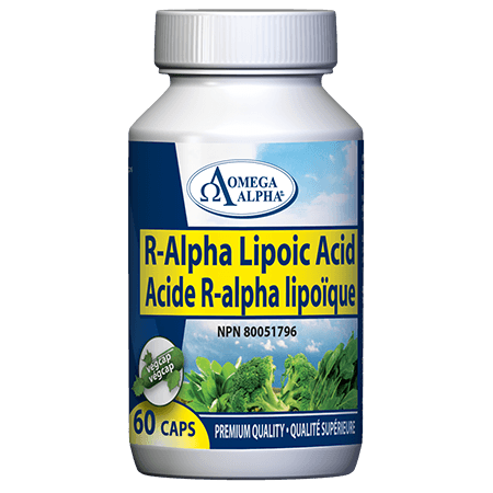 Omega Alpha   R-Alpha Lipoic Acid   60 vcap