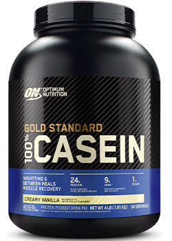 OPTIMUM NUTRITION   GOLD STANDARD 100% CASEIN   CREAMY VANILLA   4lbs