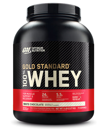 OPTIMUM NUTRITION   GOLD STANDARD 100% WHEY   WHITE CHOCOLATE   5lbs