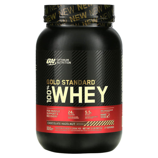 OMAHA PROTEIN POPCORN   GOLD STANDARD 100% WHEY   2lbs   CHOC HAZELNUT