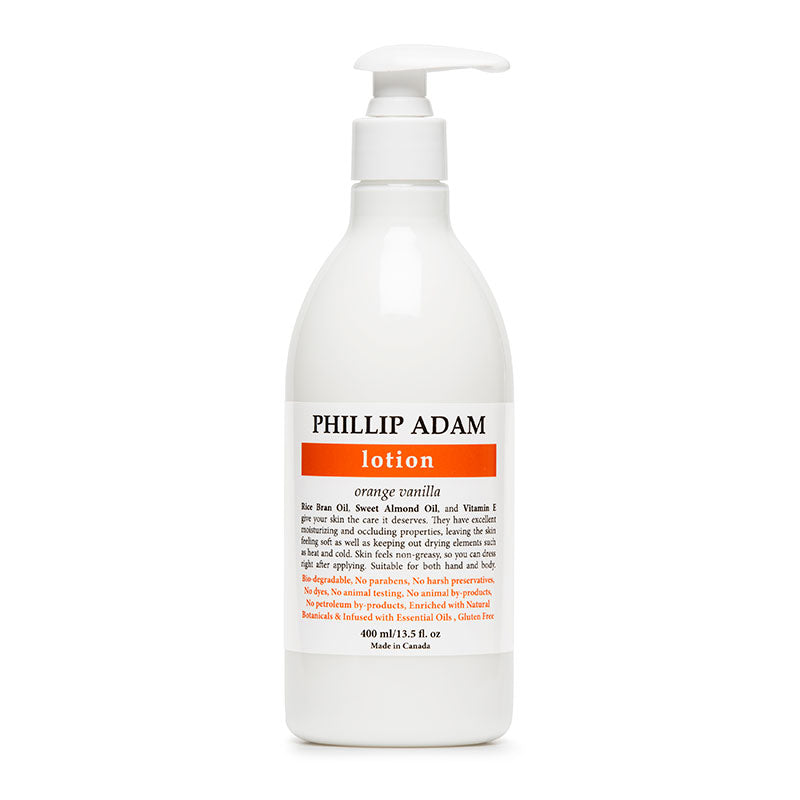 PHILLIP ADAM BODY CARE -  Lotion, Orange Vanilla    400ml