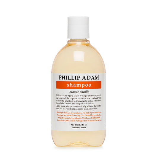PHILLIP ADAM -    Shampoo, Apple Cider Vinegar, Orange Vanilla    355ml