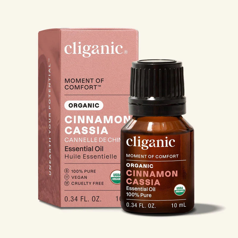 CLIGANIC    Organic Cinnamon Cassia Oil, 10ml