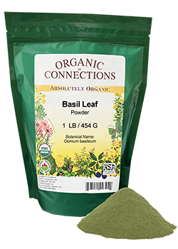 OCBULK - Basil Leaf Powder ORG 1LB