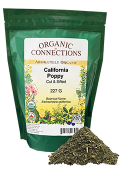 OCBULK - California Poppy C/S ORG 0.5LB