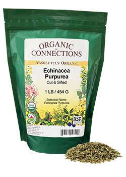 OCBULK - Echinacea Purpurea Herb C/S ORG 1LB