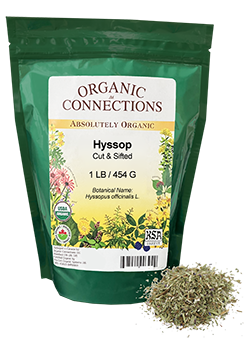 OCBULK - Hyssop Herb C/S ORG 1LB