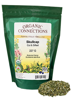 OCBULK - Skullcap Herb C/S ORG 0.5LB