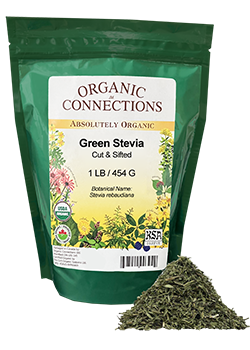 OCBULK - Stevia Herb Green C/S ORG 1LB